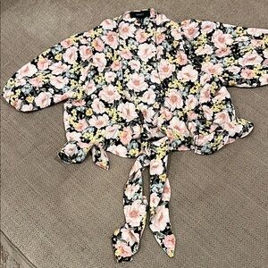 Forever 21 Floral Print Kimono